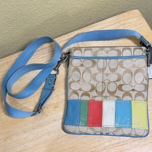 COACH Heritage Mutli-Color Crossbody Bag
